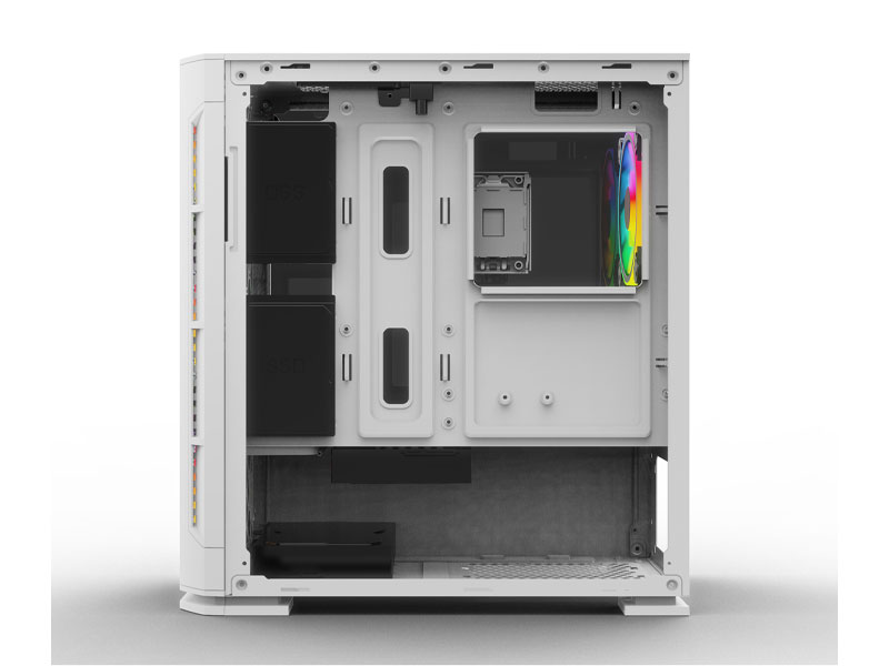 Vỏ case KENOO ESPORT G362 M-ATX Trắng