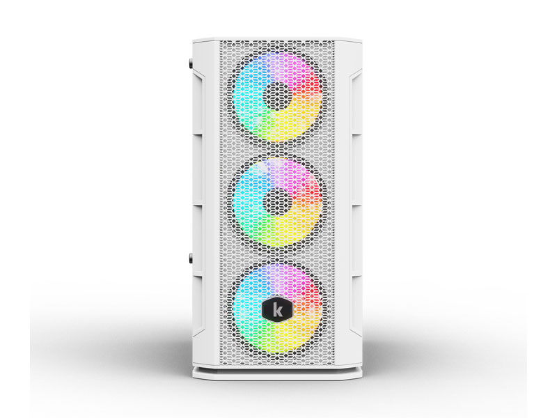 Vỏ case KENOO ESPORT G362 M-ATX Trắng