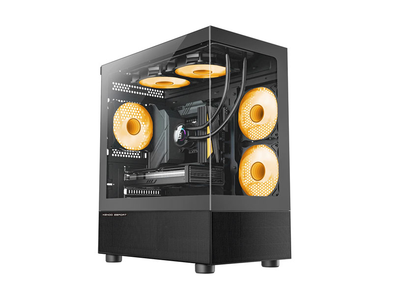 Vỏ case KENOO ESPORT MK200 M-ATX đen
