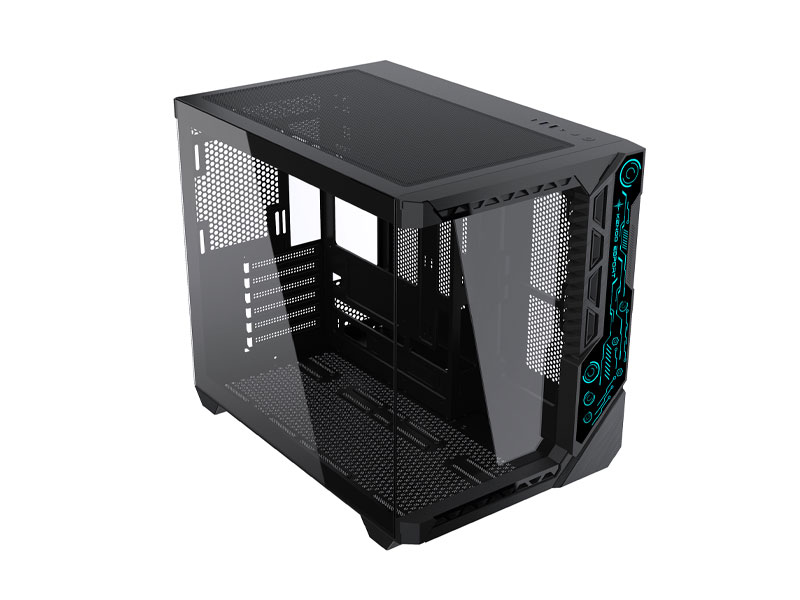 Vỏ case KENOO LUXE V2-3FA E-ATX Đen