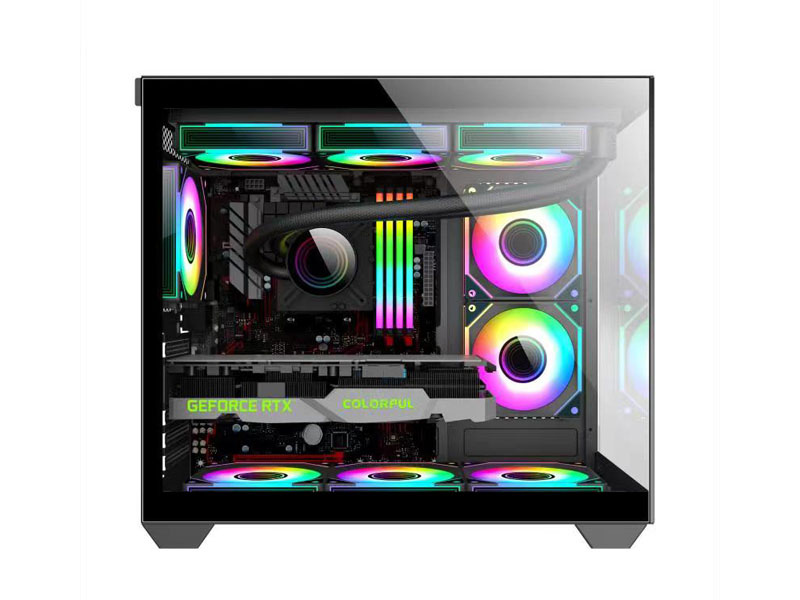 Vỏ case KENOO LUXE V2-3FA E-ATX Đen