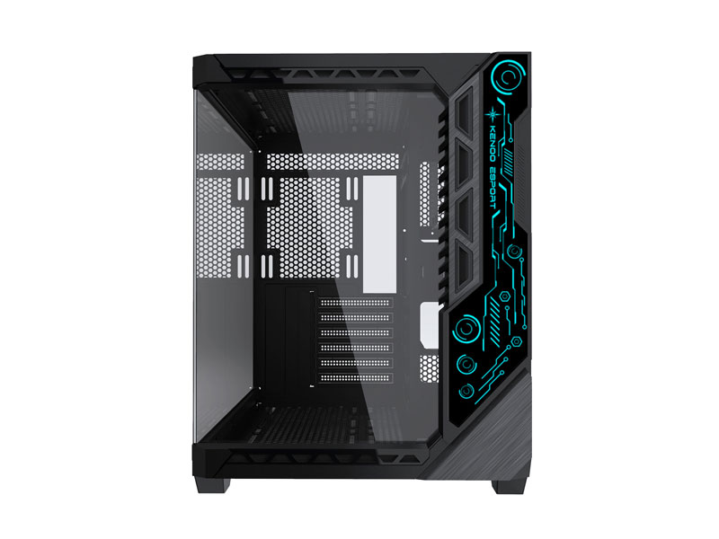 Vỏ case KENOO LUXE V2-3FA E-ATX Đen