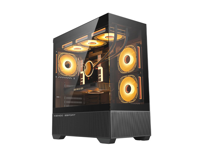 Vỏ case KENOO ESPORT AK400 E-ATX Đen