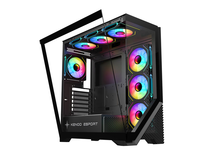Vỏ case KENOO ESPORT FK800 E-ATX Đen