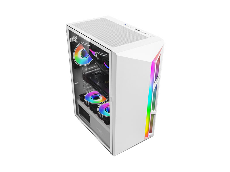 Vỏ case KENOO ESPORT S600 E-ATX Trắng