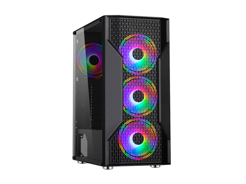 Vỏ case KENOO ESPORT AF300-3F ATX Đen