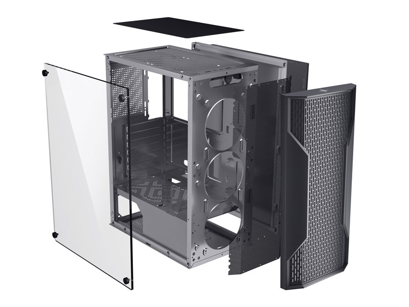Vỏ case KENOO ESPORT AF300-3F ATX Đen