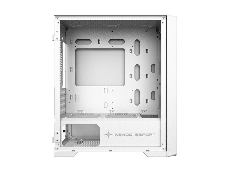 Vỏ case KENOO ESPORT MK500-3F M-ATX Trắng