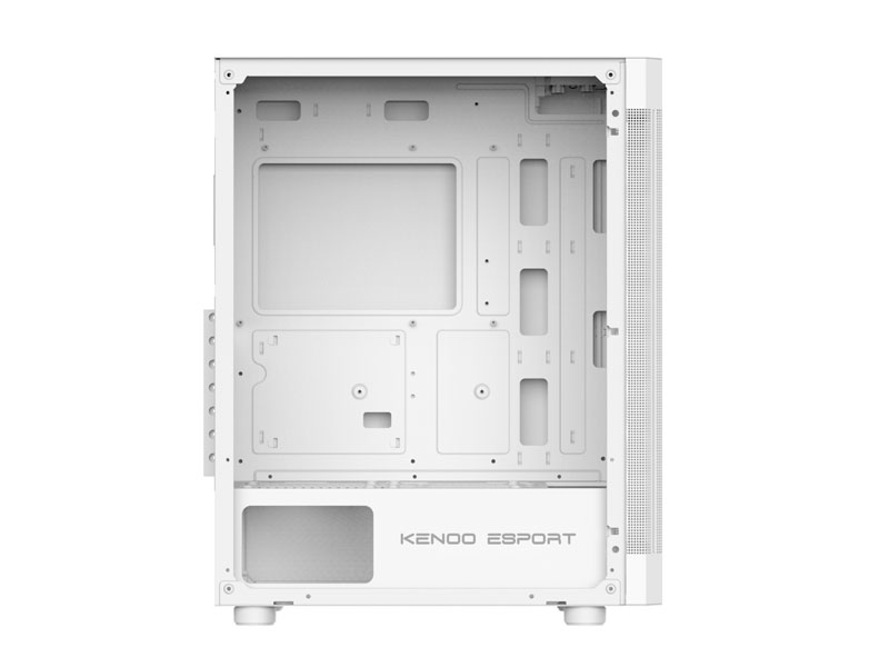 Vỏ case Kenoo ESPORT AF100-3F ATX Full Thép Trắng