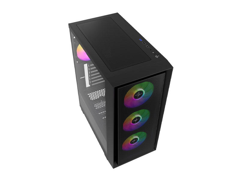 Vỏ case KENOO ESPORT FM800-V2 E-ATX Đen