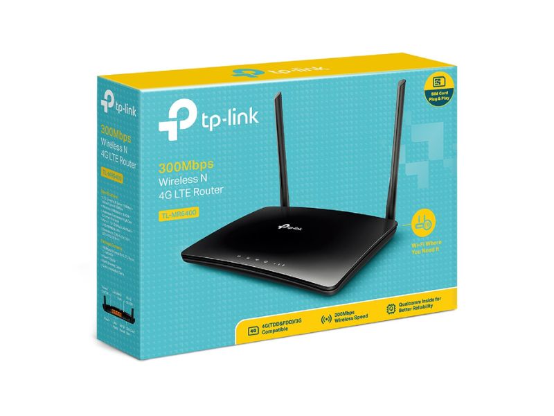 Router TP-Link TL-MR6400 không dây chuẩn N tốc độ 300Mbps 4G LTE