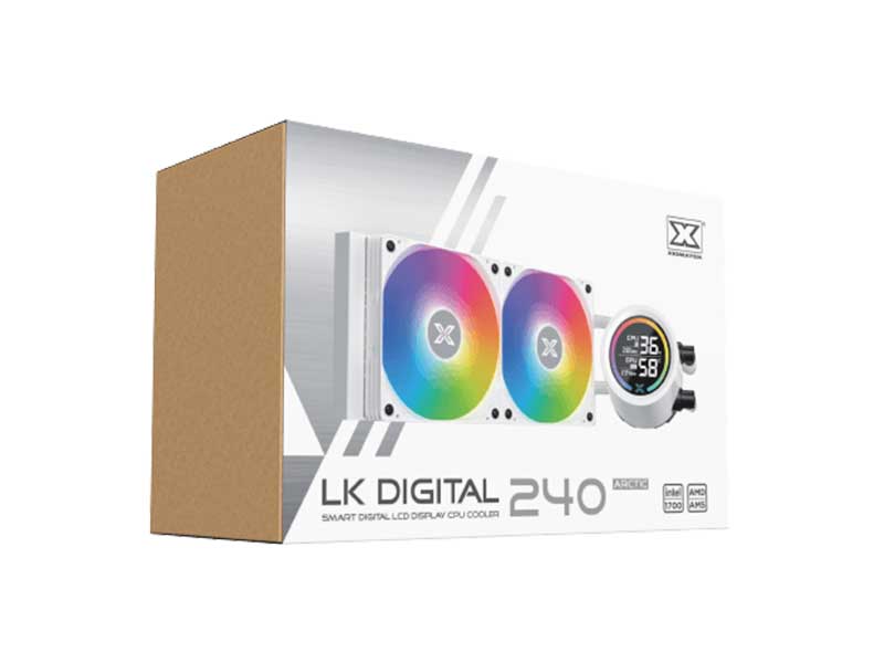 Tản nhiệt nước Xigmatek LK 240 Digital Arctic