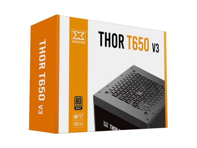 Nguồn máy tính Xigmatek THOR T650 V3 EN45998 80 PLUS BRONZE
