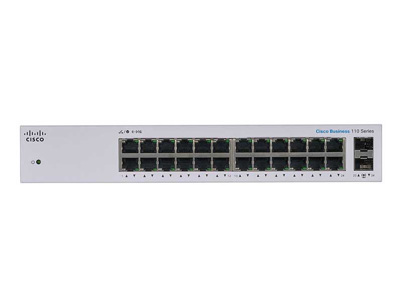 Switch Cisco CBS110-24T-EU 2x1G SFP Shared Unmanaged 24-port GE