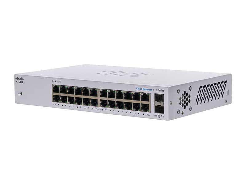 Switch Cisco CBS110-24T-EU 2x1G SFP Shared Unmanaged 24-port GE