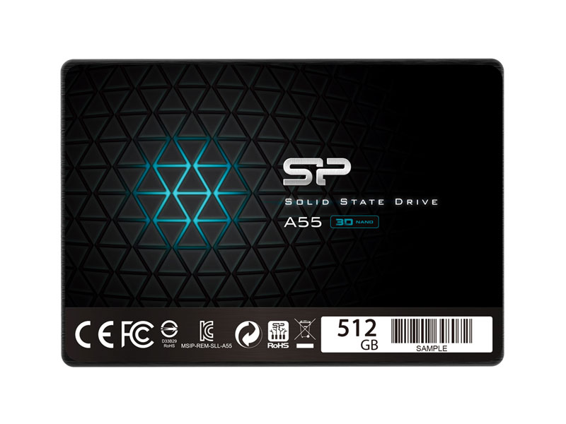 Ổ cứng SSD Silicon A55 512GB 2.5inch Sata (500-450MB/s)