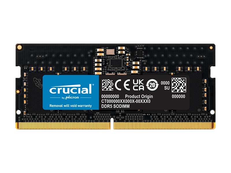 Ram Laptop Crucial 8GB DDR5 5200MT/s (CT8G52C42S5)