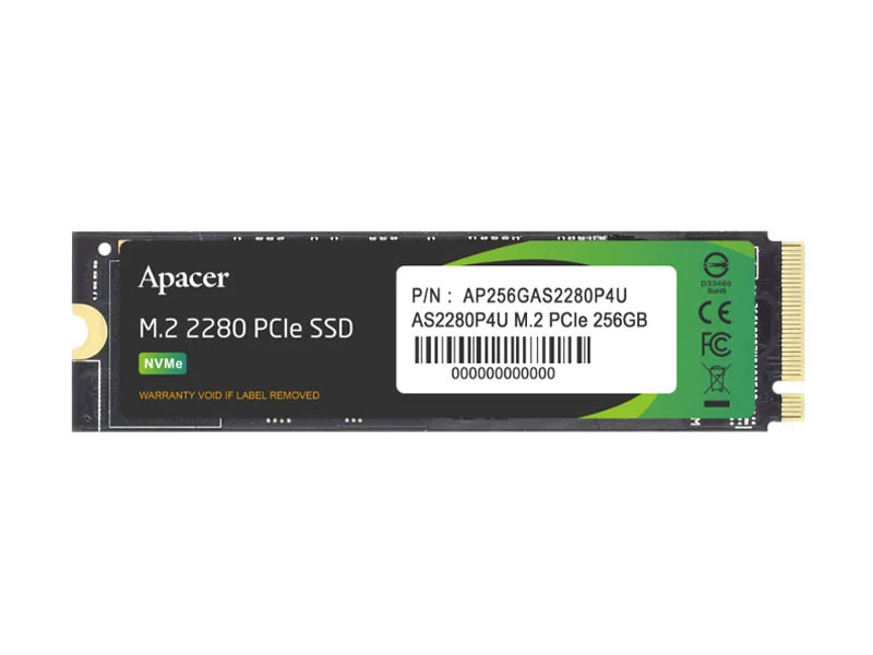 Ổ cứng SSD Apacer AS2280P4U 256GB M.2 PCIe (Up to 3500-3000MB/s)
