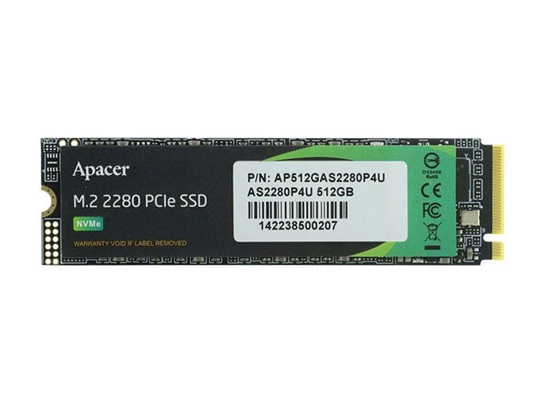 Ổ cứng SSD Apacer AS2280P4U 512GB M.2 PCIe (Up to 3500-3000MB/s)