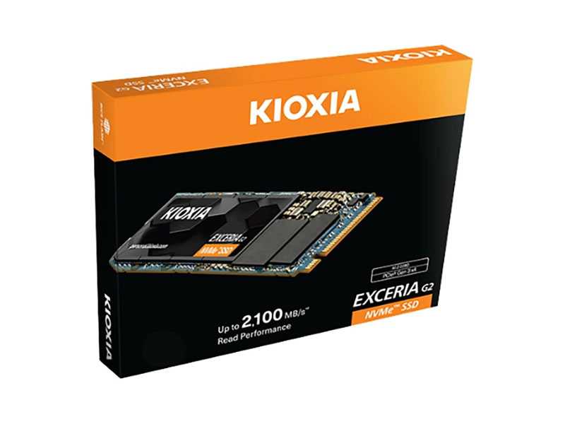 Ổ cứng SSD Kioxia Exceria G2 500GB NVME PCIe3x4 LRC20Z500GG8 (2100-1700MB/s)