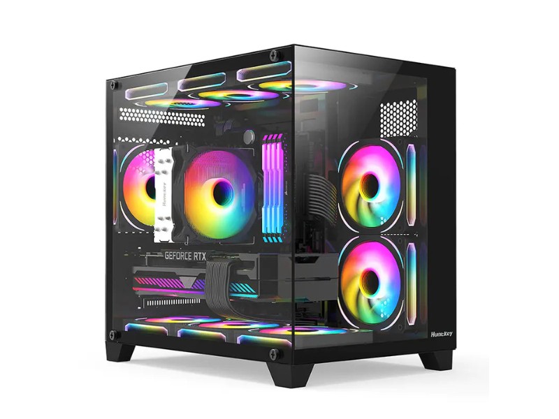 Vỏ case Huntkey S920 Storm Full View (Black)