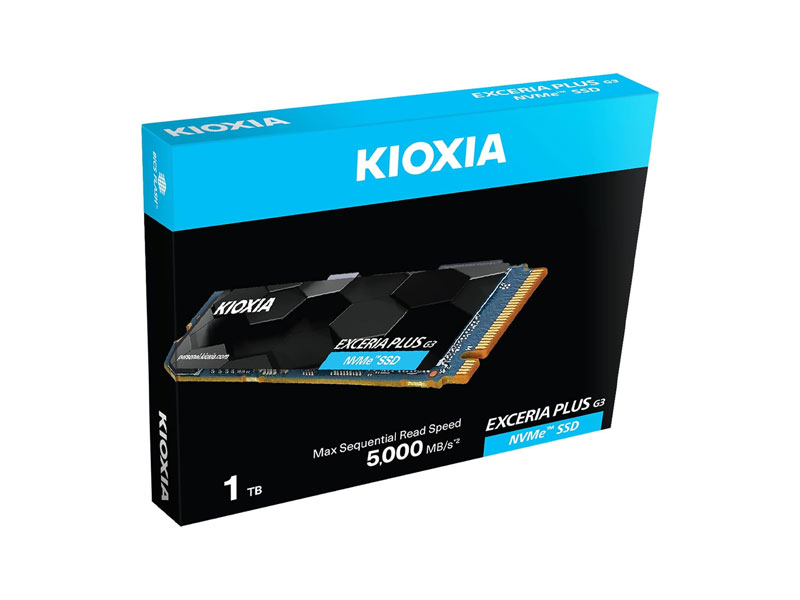 Ổ cứng SSD Kioxia Exceria PLUS G3 1000GB NVME PCIe4x4 LSD10Z001TG8 (5000-3900MB/s)