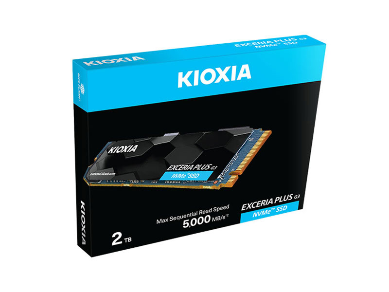 Ổ cứng SSD Kioxia Exceria PLUS G3 2000GB NVME PCIe4x4 LSD10Z002TG8 (5000-3900MB/s)