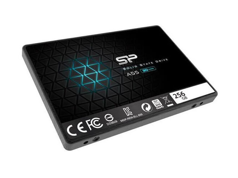 Ổ cứng SSD Silicon A55 256GB 2.5inch Sata SP256GBSS3A55S25 (460-450MB/s)