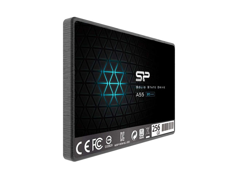Ổ cứng SSD Silicon A55 256GB 2.5inch Sata SP256GBSS3A55S25 (460-450MB/s)