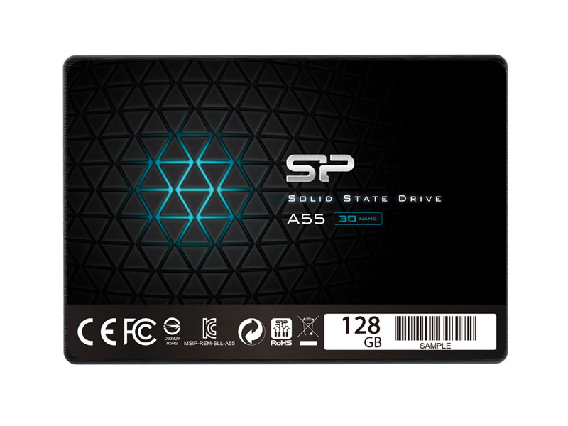 Ổ cứng SSD Silicon A55 128GB 2.5inch Sata SP128GBSS3A55S25 (460-360MB/s)