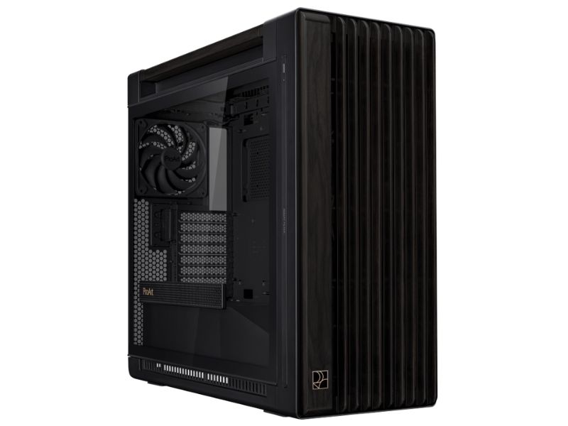 Vỏ case máy tính ASUS ProArt PA602 Wood Edition - Tempered Glass Panel
