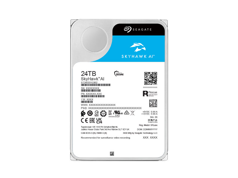 Ổ cứng HDD Seagate SkyHawk AI 24TB 7200rpm ST24000VE002