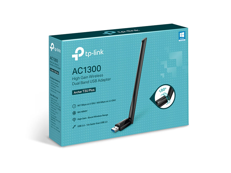 Card mạng không dây USB TP-Link Archer T3U plus AC1300