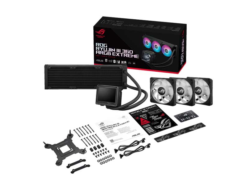 Tản nhiệt nước AIO ASUS ROG RYUJIN III 360 ARGB EXTREME (Màu đen)