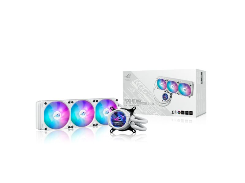 Tản nhiệt nước ASUS ROG STRIX LC III 360 ARGB LCD (Màu trắng)
