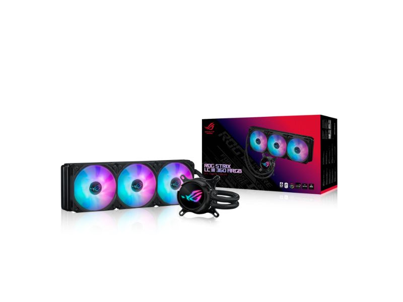 Tản nhiệt nước AIO ASUS ROG STRIX LC III 360 ARGB (Màu đen)