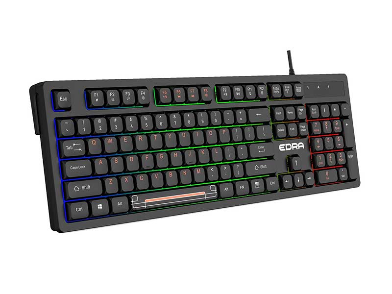 Bàn phím chơi game giả cơ E-DRA EK506 màu đen