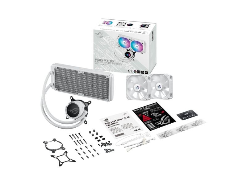 Tản nhiệt nước ASUS ROG Strix LC III 240 ARGB (Màu trắng)