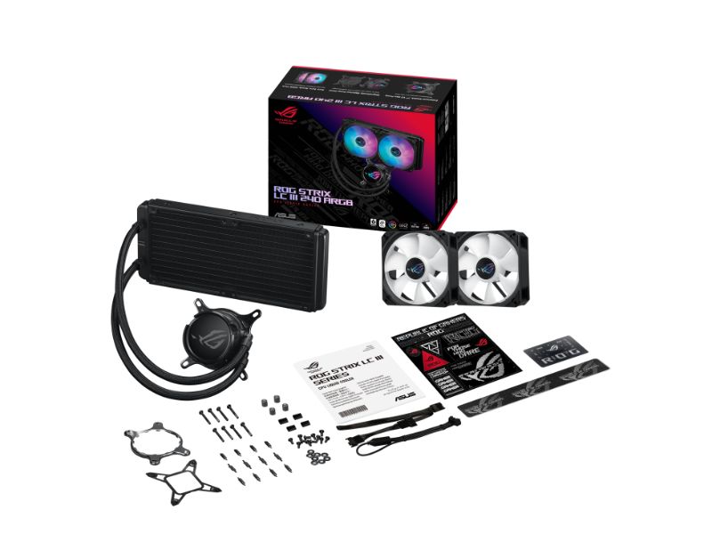 Tản nhiệt nước ASUS ROG Strix LC III 240 ARGB (Màu đen)