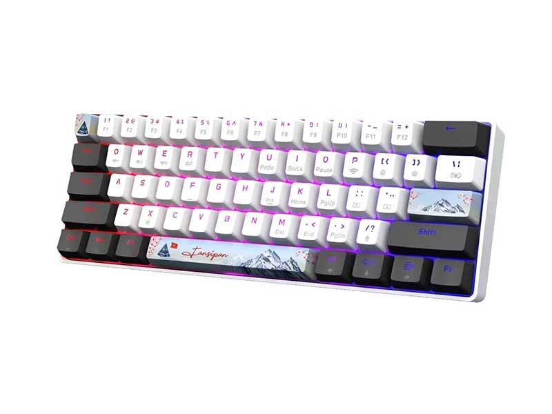 Bàn phím cơ gaming E-DRA EK361W Snow