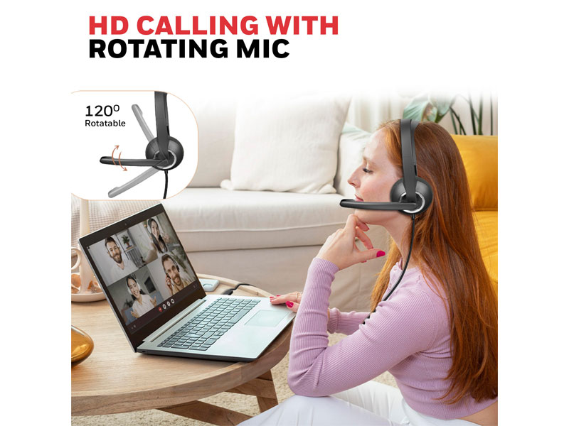 Tai nghe Honeywell Suono P40 HC000601/AUD/WHP/BLK/USB
