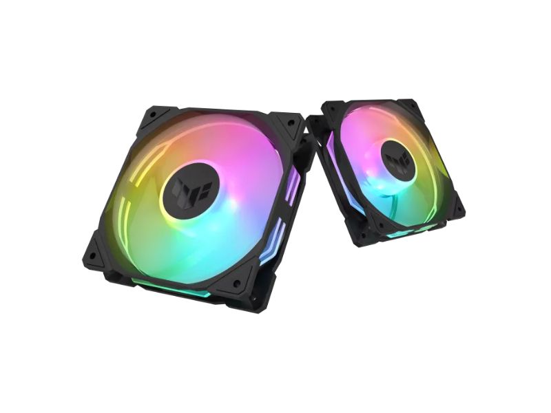 Bộ 3 quạt tản nhiệt ASUS TUF Gaming TR120 ARGB (Màu đen)
