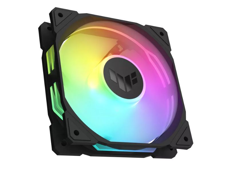 Bộ 3 quạt tản nhiệt ASUS TUF Gaming TR120 ARGB (Màu đen)