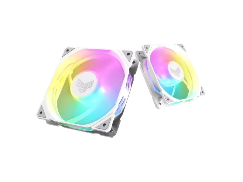 Bộ 3 quạt tản nhiệt đảo ngược ASUS TUF Gaming TR120 ARGB (Màu trắng)