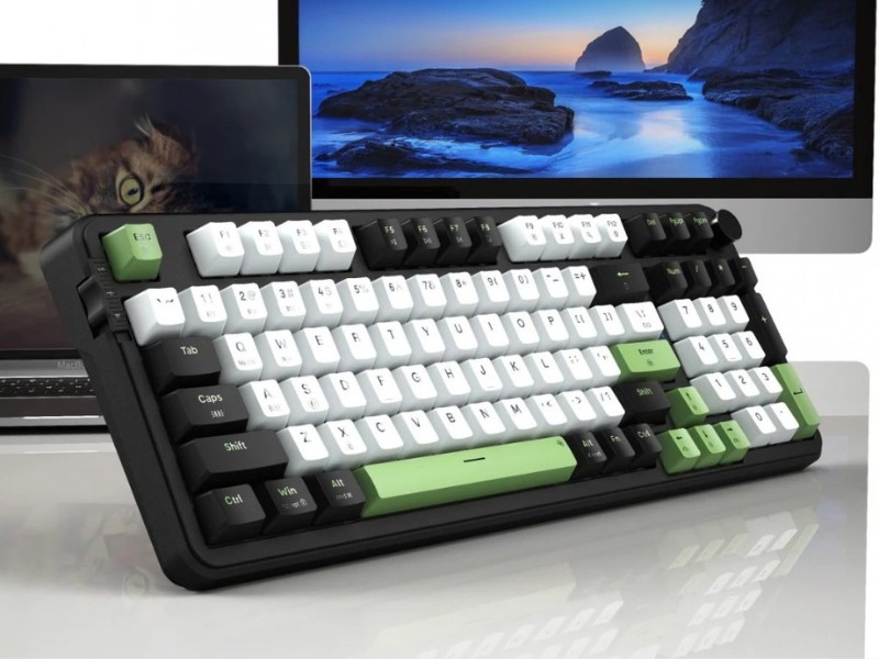 Bàn phím cơ gaming E-DRA EK398W (Màu đen)
