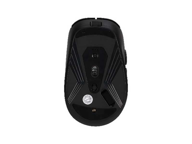 Chuột không dây công thái học E-DRA EM605W (Màu đen)