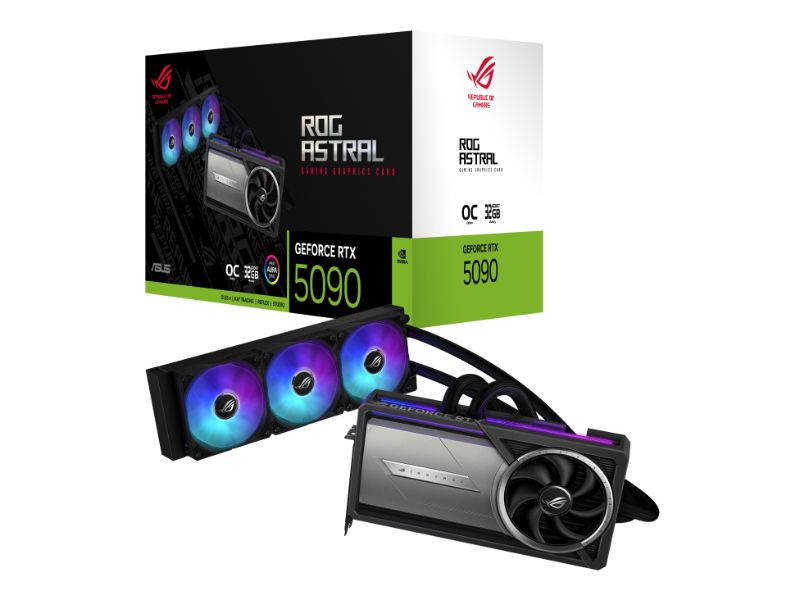 VGA ASUS ROG Astral LC GeForce RTX 5090 32GB GDDR7 OC (ROG-ASTRAL-LC-RTX5090-O32G)