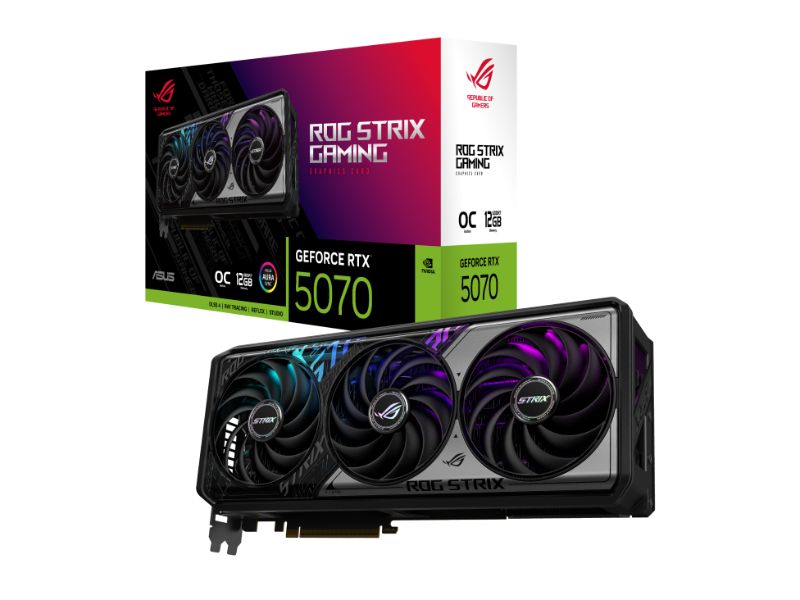VGA ASUS ROG Strix GeForce RTX 5070 12GB GDDR7 OC (ROG-STRIX-RTX5070-O12G)