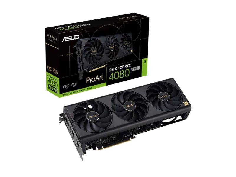 VGA ASUS ProArt GeForce RTX 4080 SUPER 16GB GDDR6X OC (PROART-RTX4080S-O16G)
