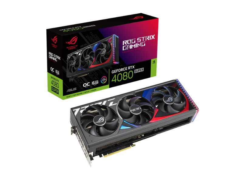VGA ASUS ROG Strix GeForce RTX 4080 SUPER 16GB GDDR6X OC (ROG-STRIX-RTX4080S-O16G-GAMING)